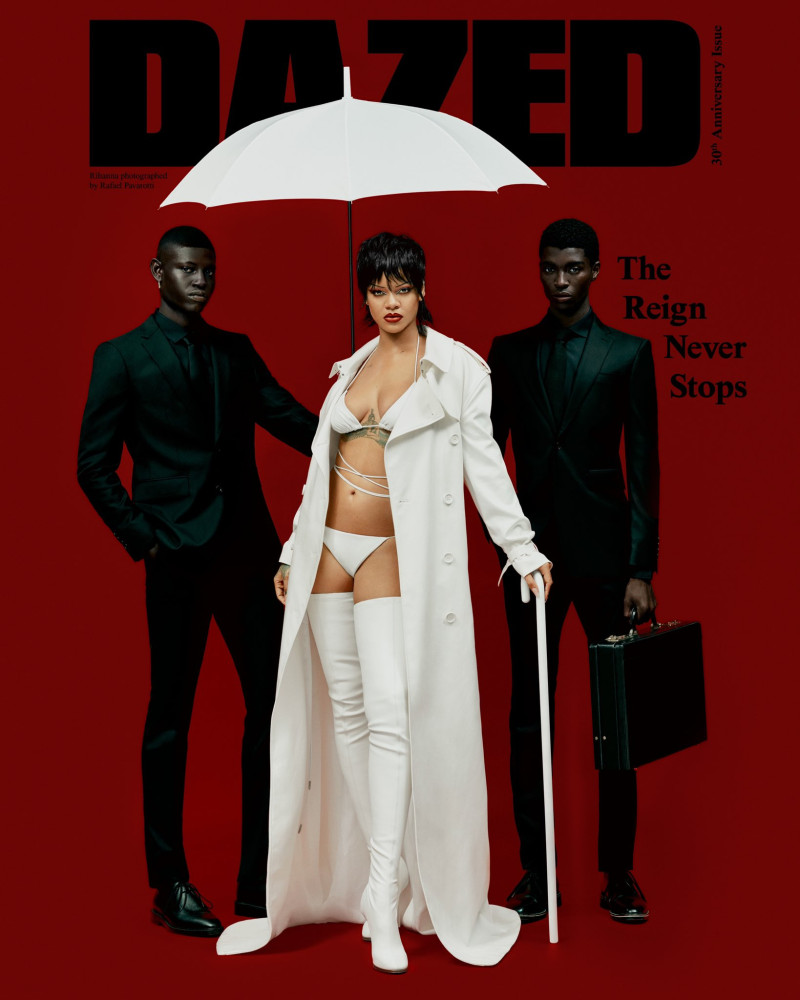 Rihanna featured on the Dazed cover from September 2021