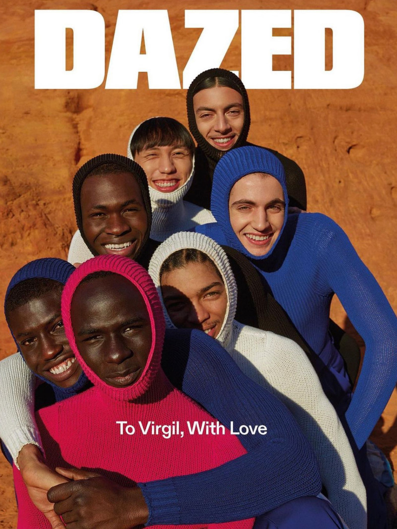 Malick Bodian, Yuuki Tang, Ismael Savane, Solal Zaoui featured on the Dazed cover from February 2022