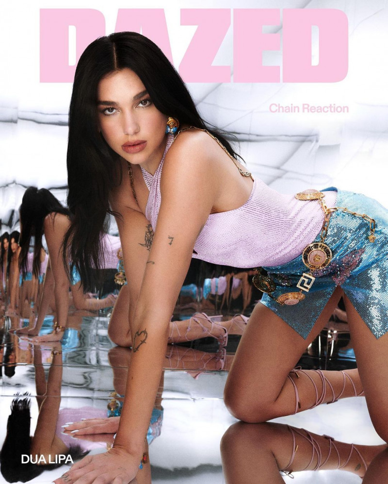 Dua Lipa featured on the Dazed cover from June 2023