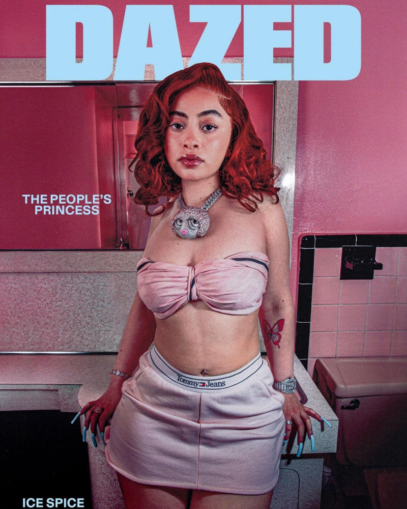 Ice Spice featured on the Dazed cover from March 2023