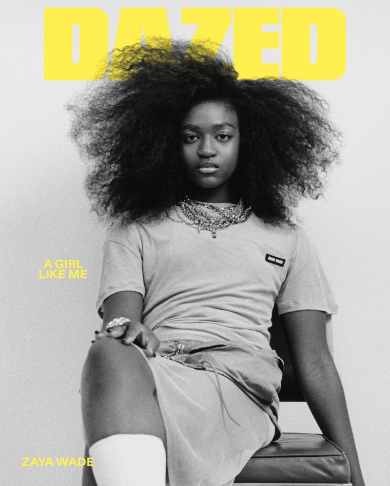 Zaya Wade featured on the Dazed cover from March 2023