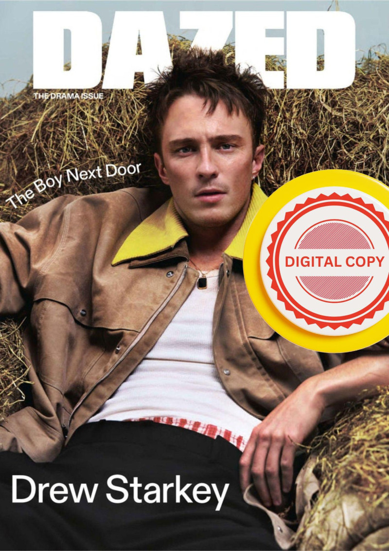 Drew Starkey featured on the Dazed cover from December 2024
