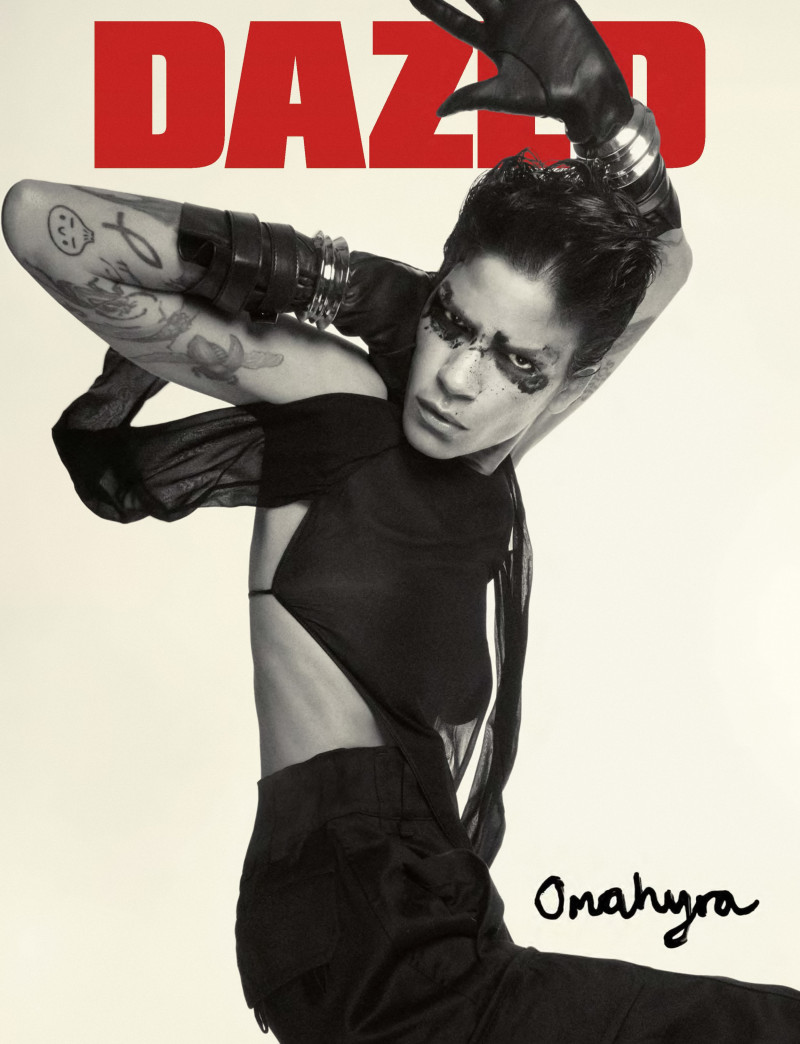 Omahyra Mota featured on the Dazed cover from March 2024