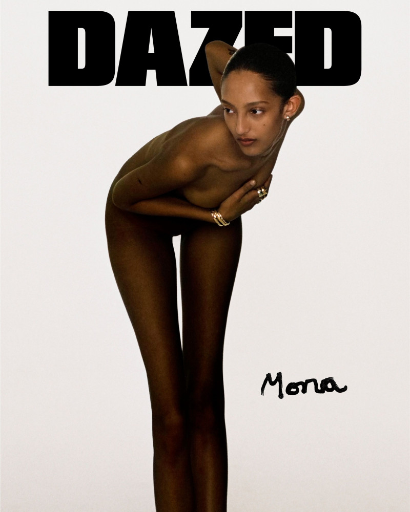 Mona Tougaard featured on the Dazed cover from March 2024