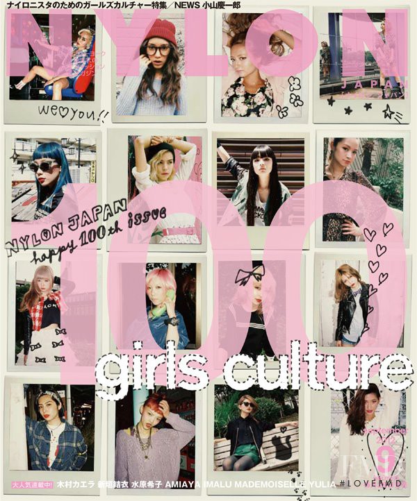  featured on the Nylon Japan cover from September 2012