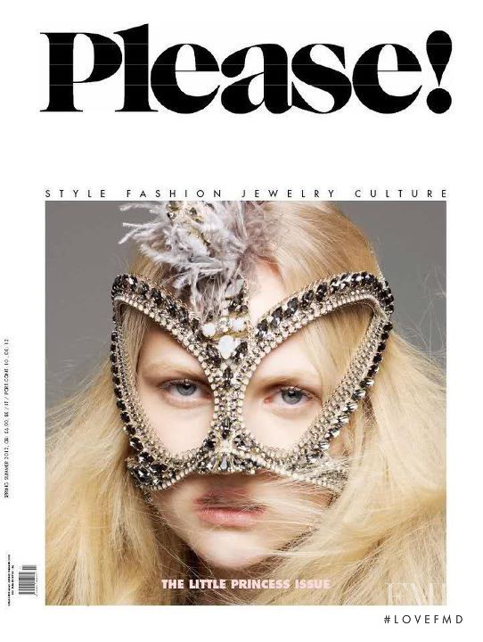 Anne Sophie Monrad featured on the Please! cover from March 2012