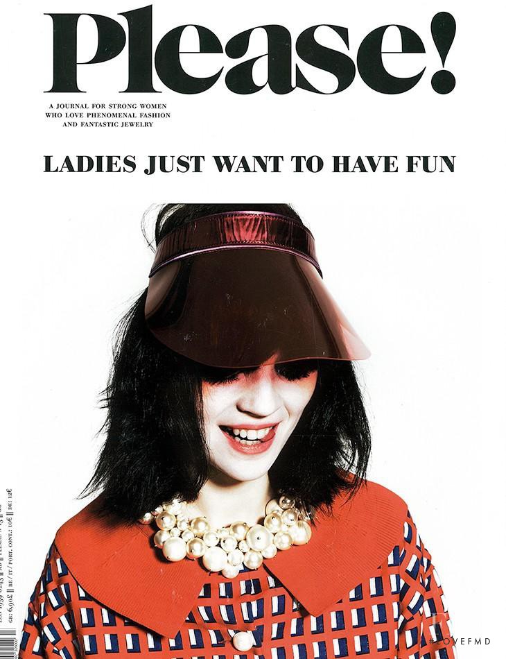 Flo Dron featured on the Please! cover from March 2013