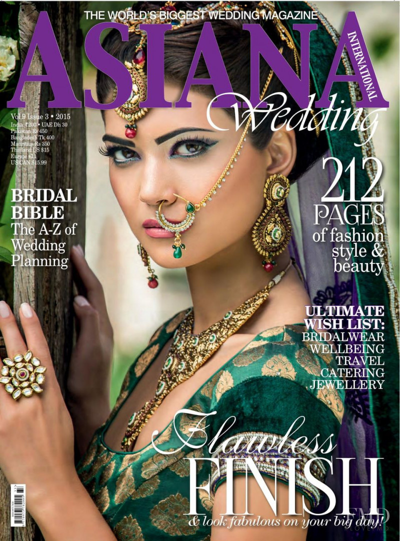  featured on the Asiana Wedding International cover from December 2015