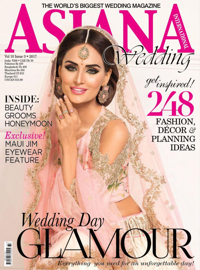  featured on the Asiana Wedding International cover from December 2016