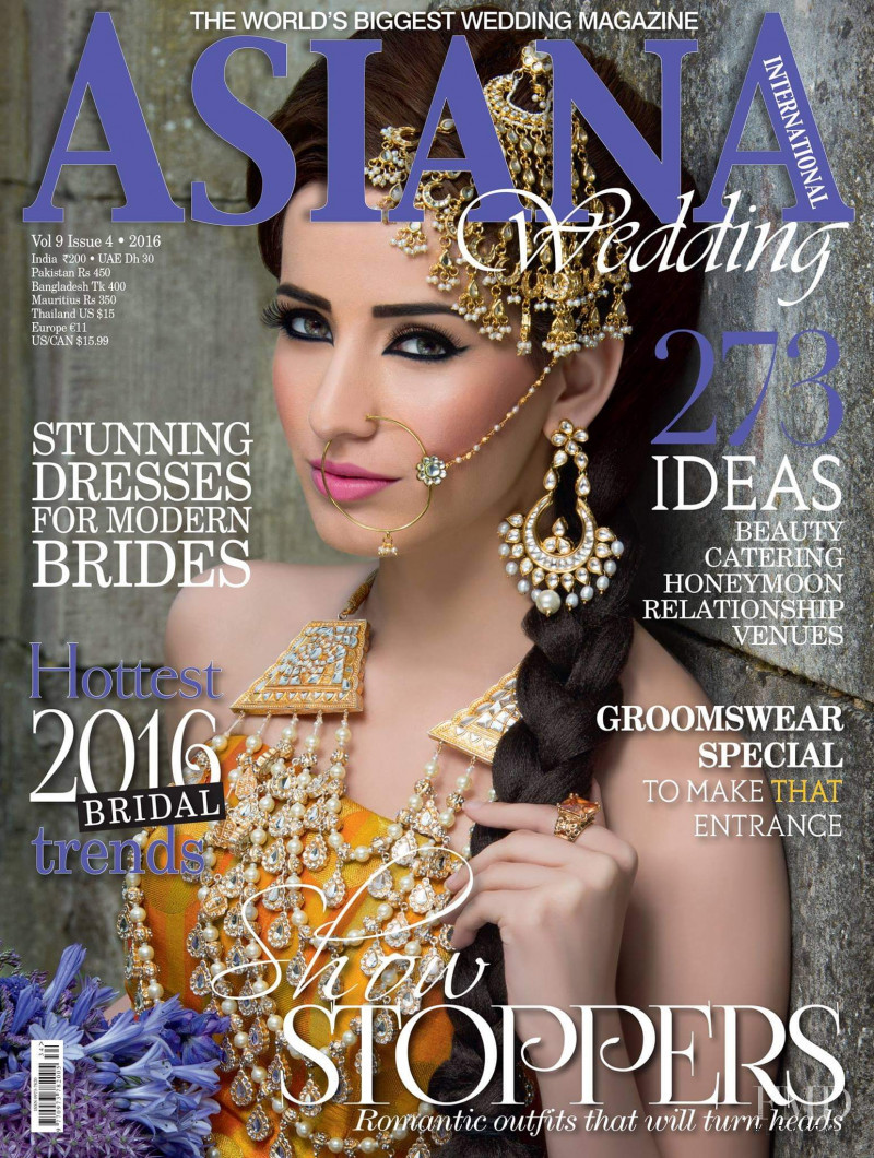 featured on the Asiana Wedding International cover from March 2016
