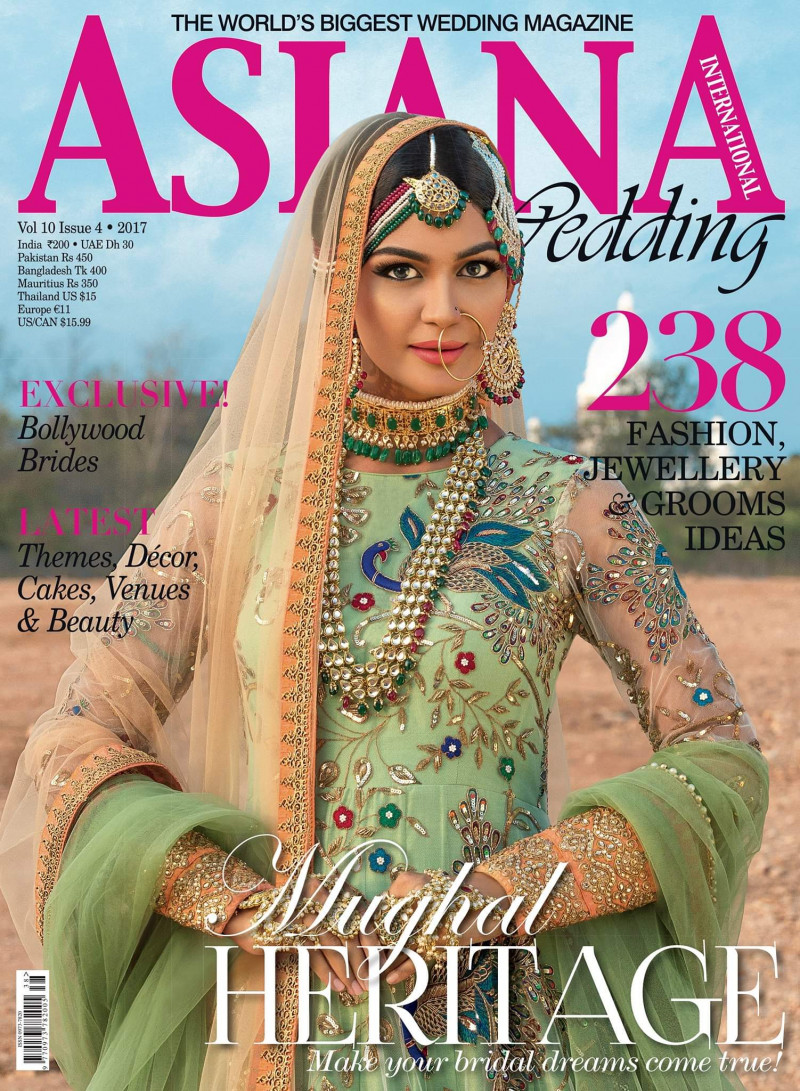  featured on the Asiana Wedding International cover from March 2017