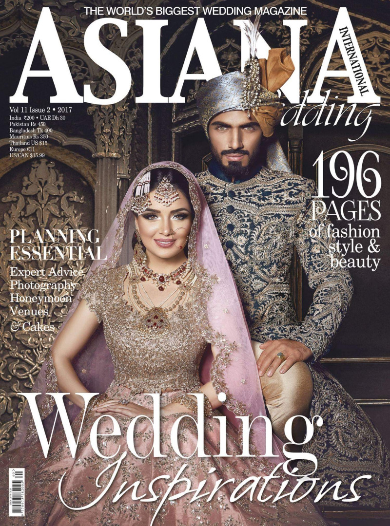 Armeena Rana Khan featured on the Asiana Wedding International cover from September 2017