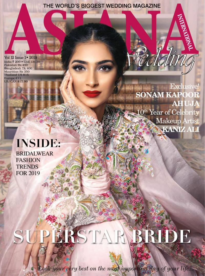  featured on the Asiana Wedding International cover from June 2019