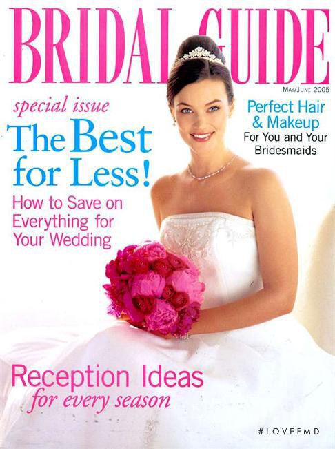 featured on the Bridal Guide cover from May 2005