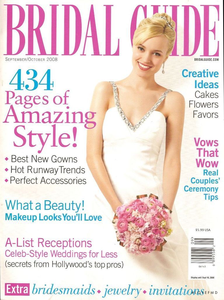  featured on the Bridal Guide cover from September 2008