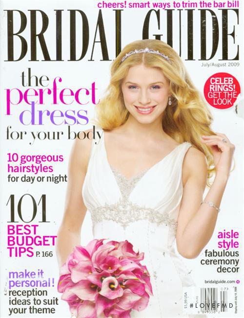  featured on the Bridal Guide cover from July 2009