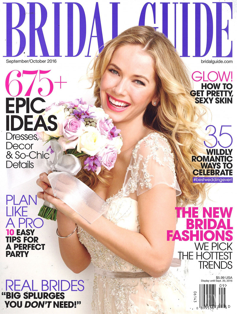  featured on the Bridal Guide cover from September 2016