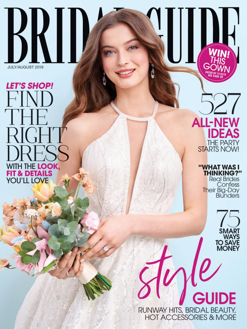 featured on the Bridal Guide cover from July 2019