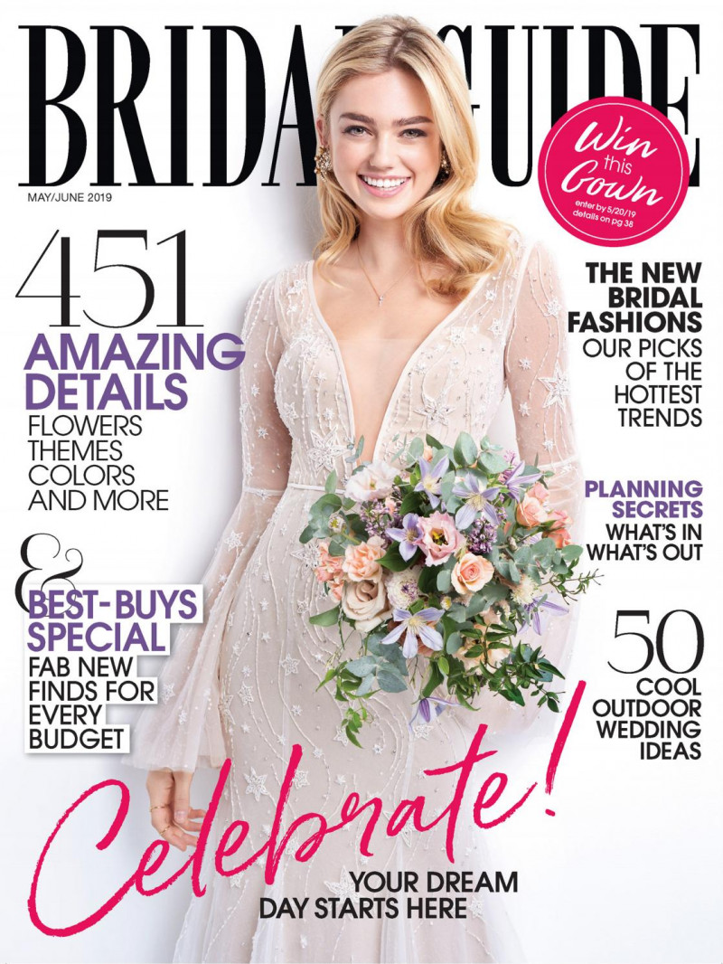  featured on the Bridal Guide cover from May 2019