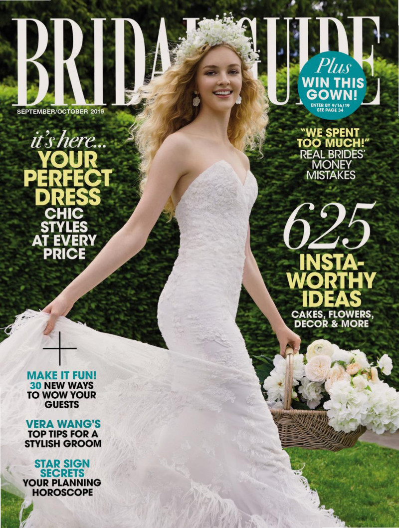  featured on the Bridal Guide cover from September 2019