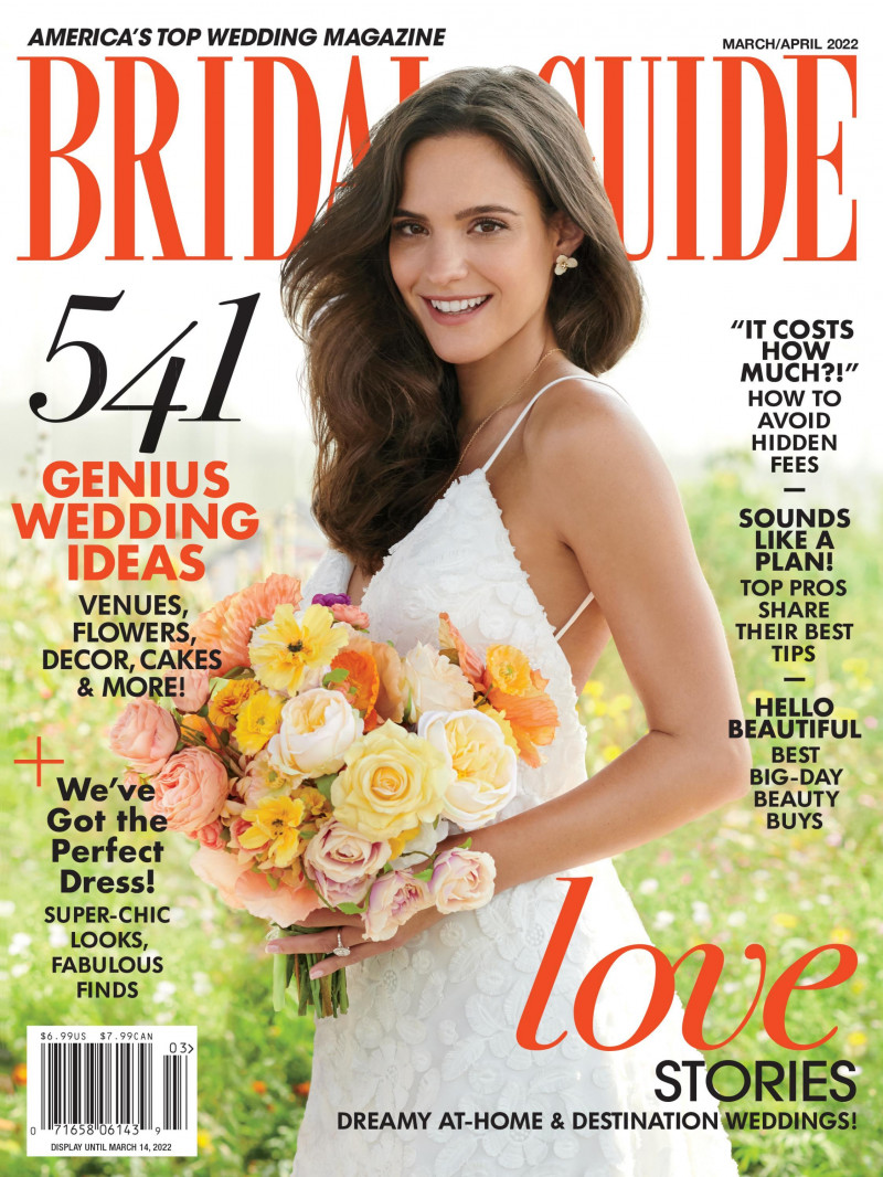  featured on the Bridal Guide cover from March 2022