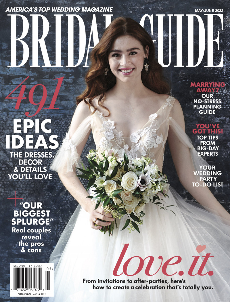  featured on the Bridal Guide cover from May 2022