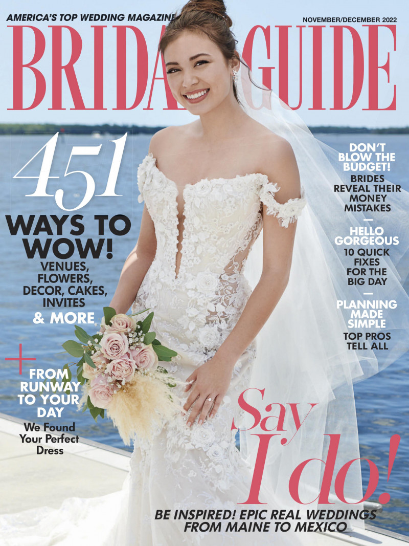  featured on the Bridal Guide cover from November 2022