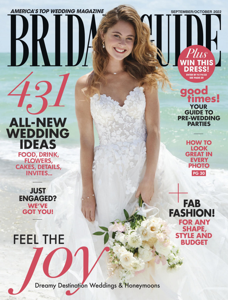 featured on the Bridal Guide cover from September 2022
