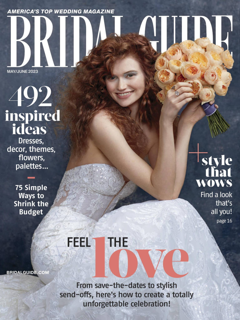  featured on the Bridal Guide cover from May 2023