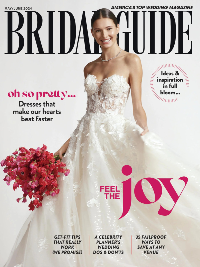  featured on the Bridal Guide cover from May 2024