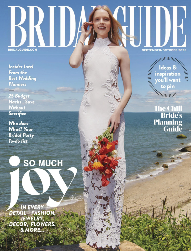  featured on the Bridal Guide cover from September 2025