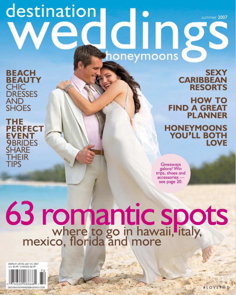  featured on the Destination Weddings & Honeymoons cover from July 2007
