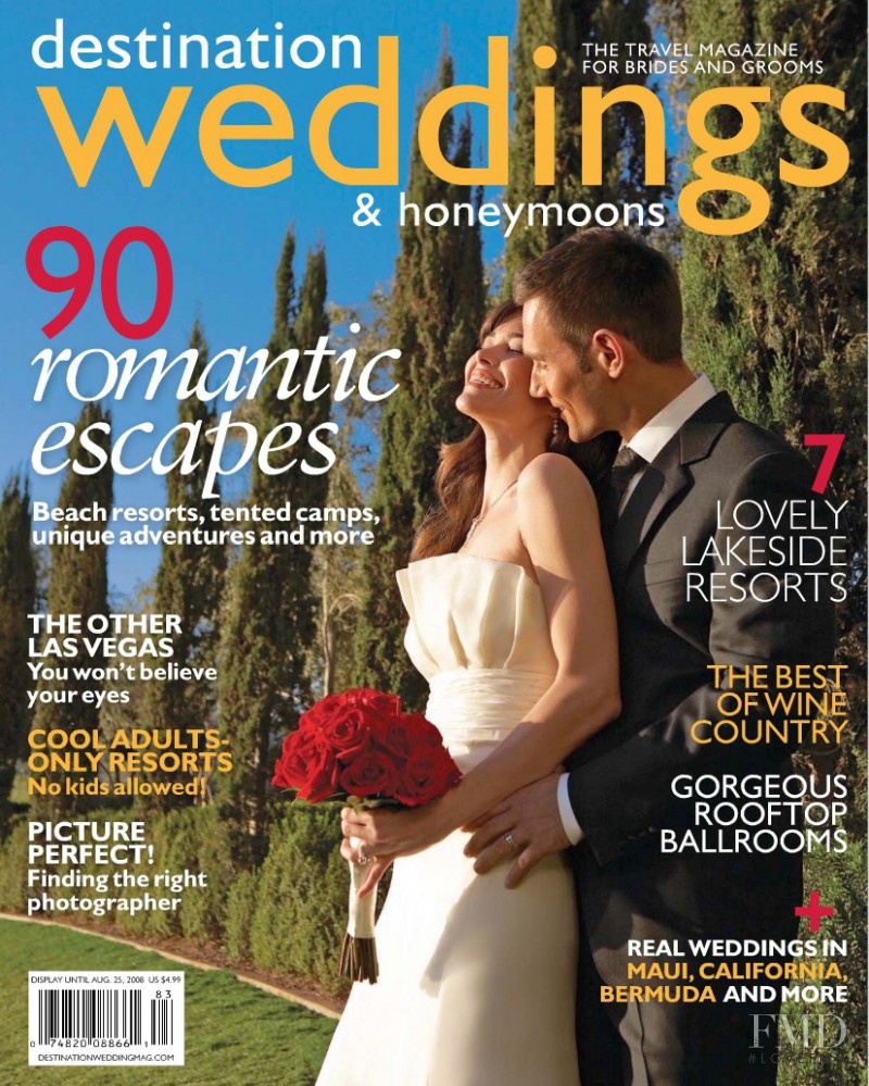  featured on the Destination Weddings & Honeymoons cover from August 2008