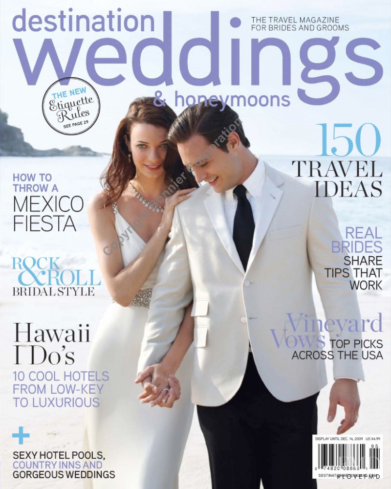  featured on the Destination Weddings & Honeymoons cover from December 2009