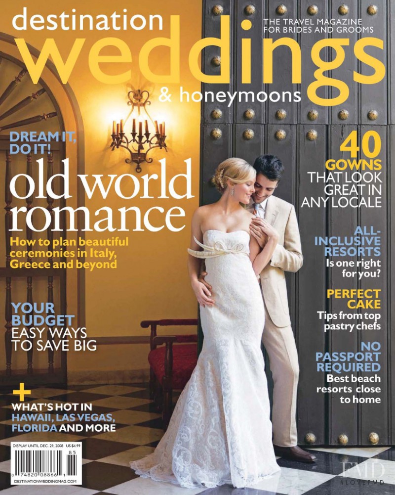  featured on the Destination Weddings & Honeymoons cover from December 2009