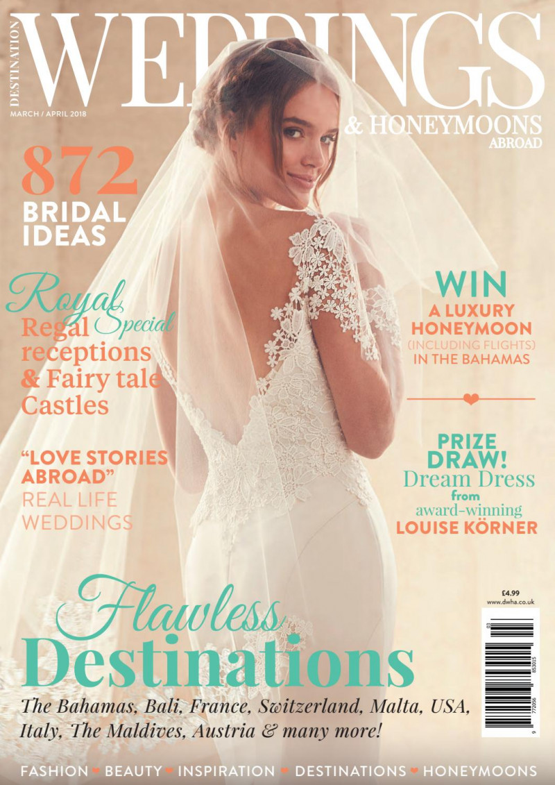  featured on the Destination Weddings & Honeymoons cover from March 2018