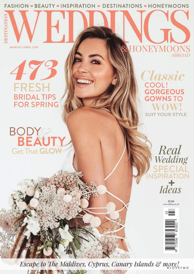  featured on the Destination Weddings & Honeymoons cover from April 2019