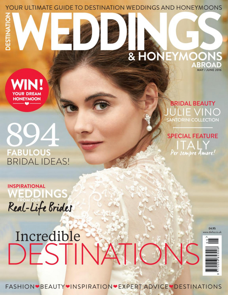  featured on the Destination Weddings & Honeymoons cover from May 2016