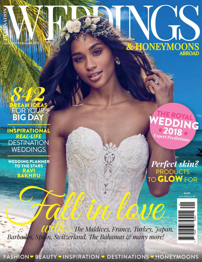 featured on the Destination Weddings & Honeymoons cover from January 2017