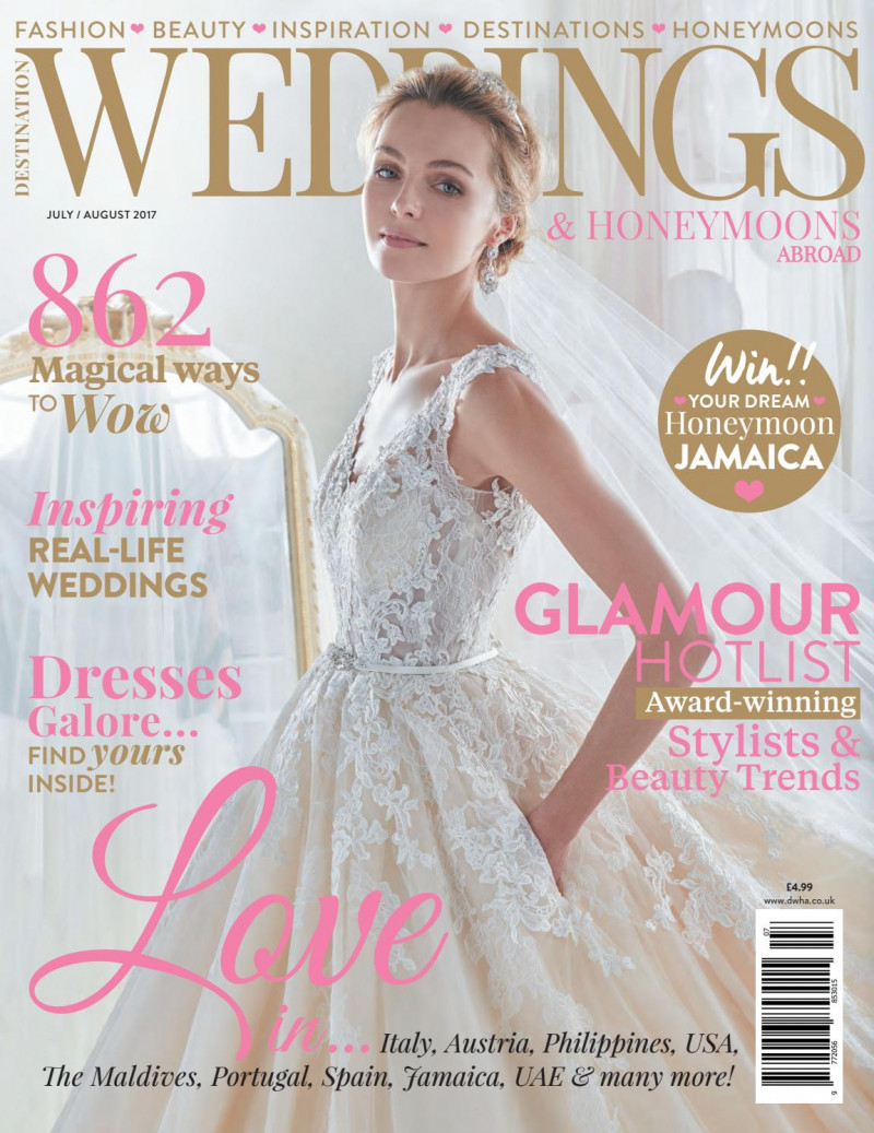  featured on the Destination Weddings & Honeymoons cover from July 2017