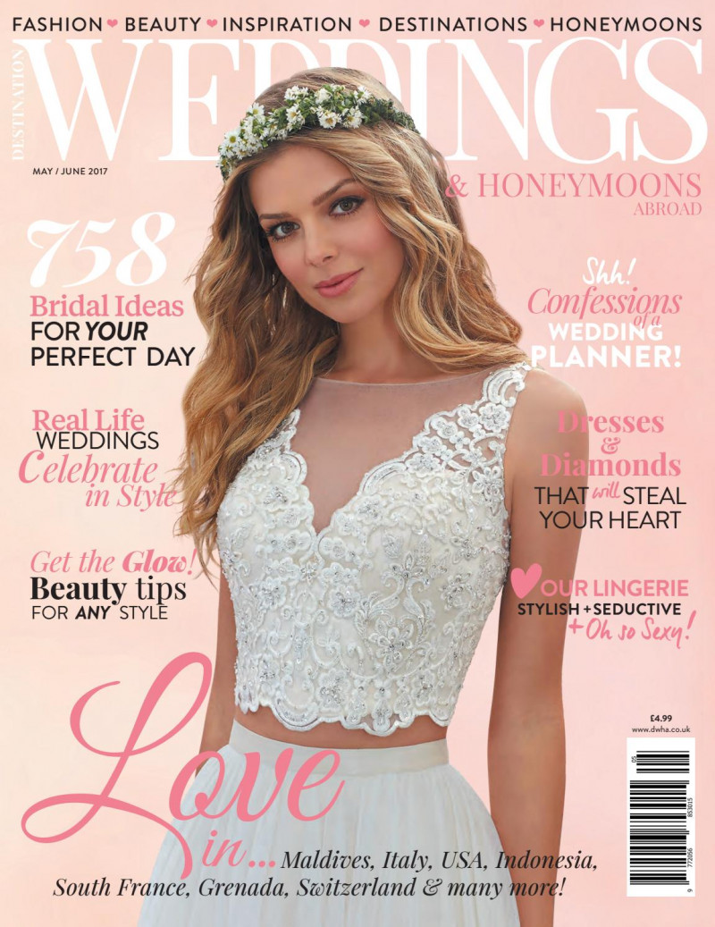  featured on the Destination Weddings & Honeymoons cover from May 2017
