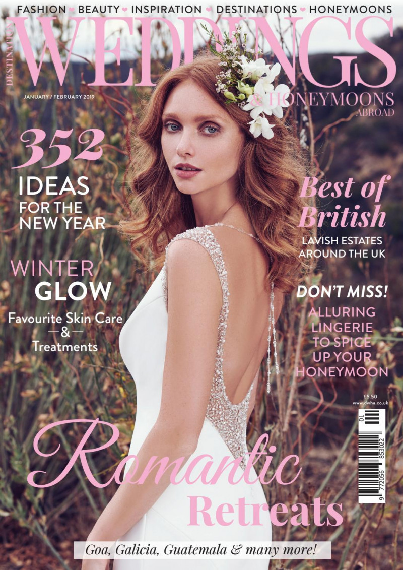  featured on the Destination Weddings & Honeymoons cover from January 2019
