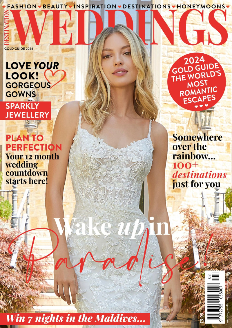  featured on the Destination Weddings & Honeymoons cover from March 2024