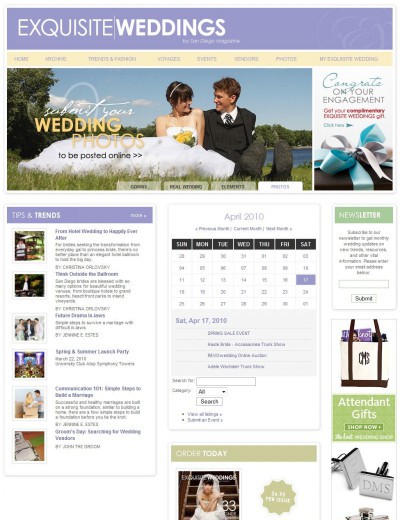 Exquisite Weddings Magazine.com