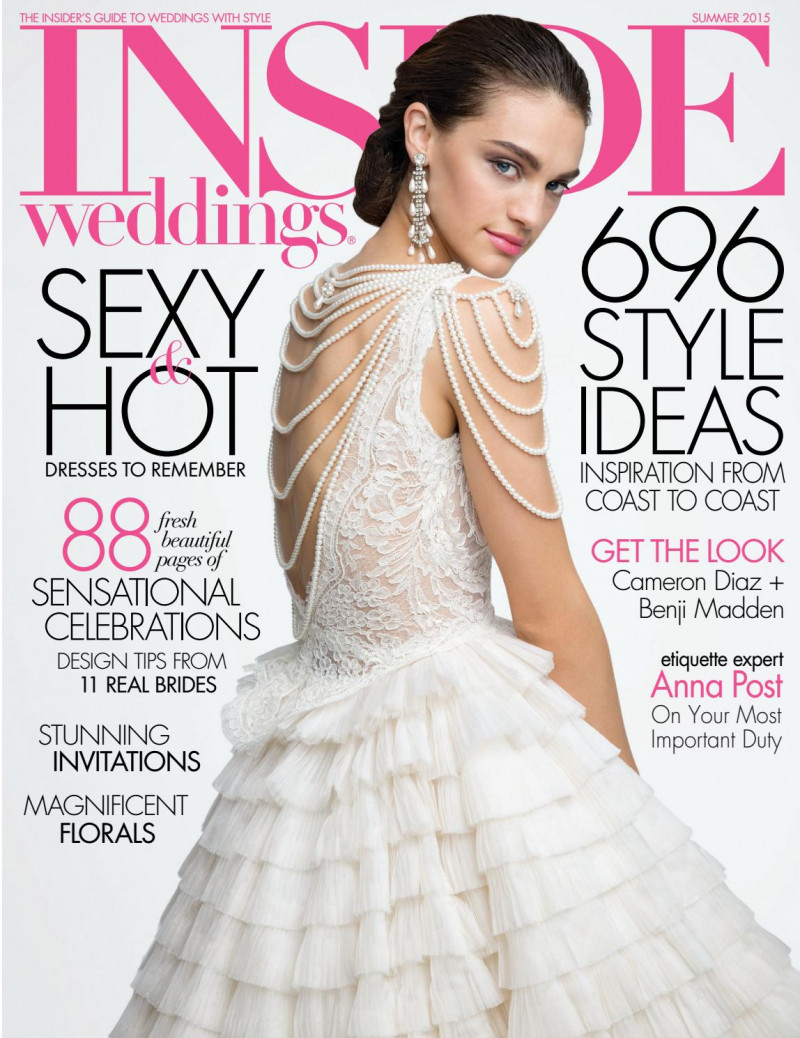  featured on the Inside Weddings cover from June 2015