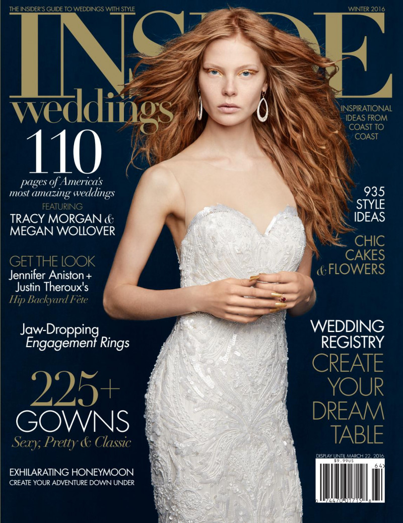  featured on the Inside Weddings cover from December 2016