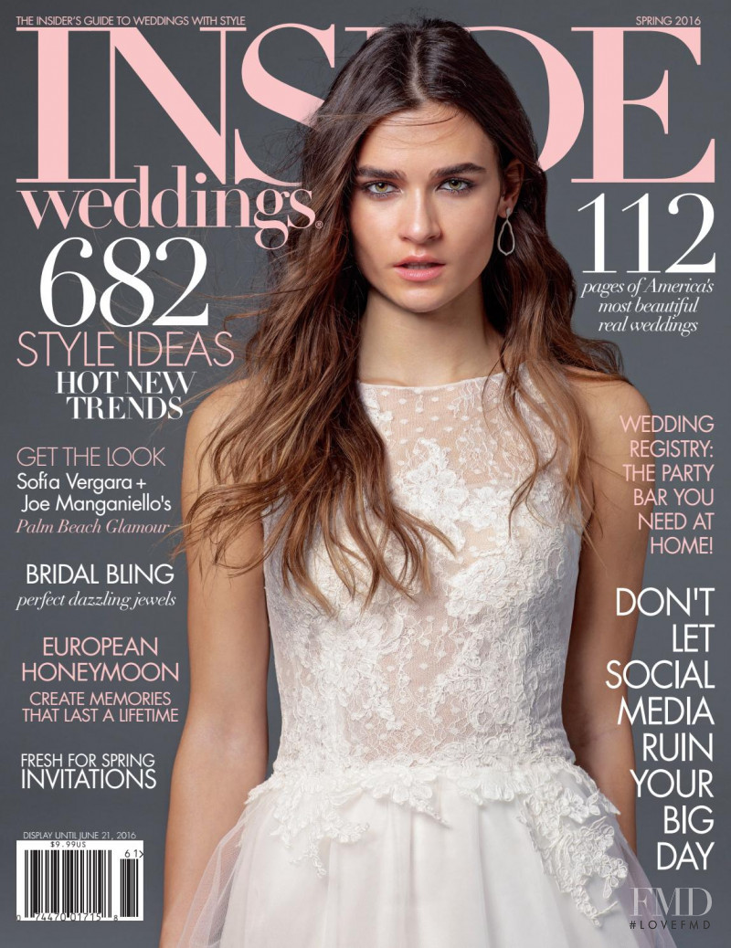  featured on the Inside Weddings cover from March 2016