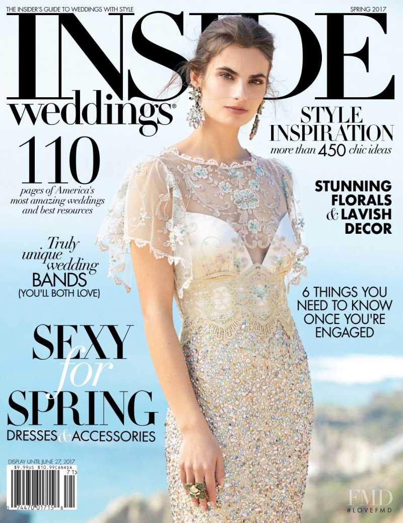  featured on the Inside Weddings cover from March 2017