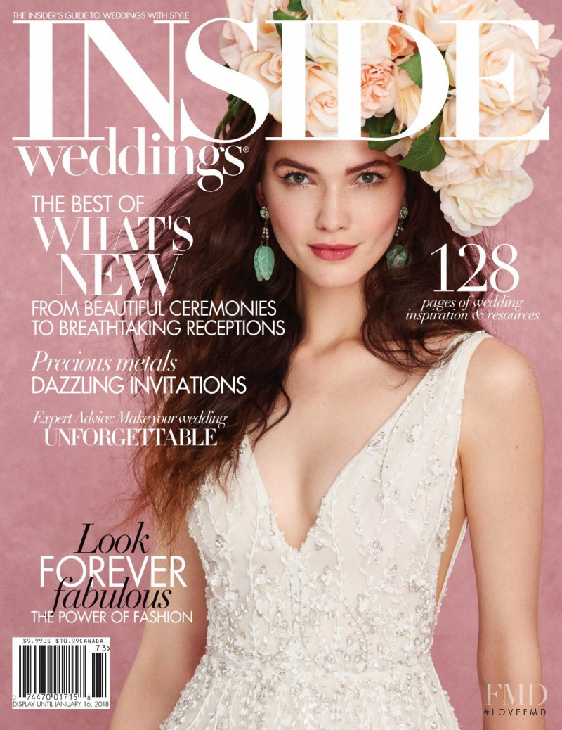  featured on the Inside Weddings cover from October 2017