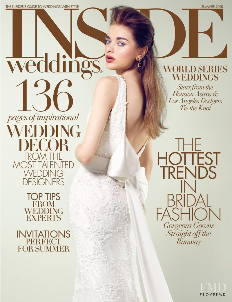  featured on the Inside Weddings cover from June 2018